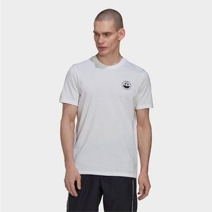 Adidas Tennis WMB Graphic Tee in White Cotton